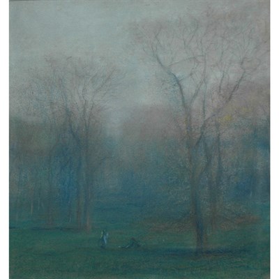 Lot 41 - Samuel Colman American, 1832-1920 (i) A Misty...
