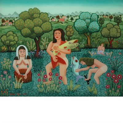 Lot 53 - Josip Generalic Croatian, 1936-2004...