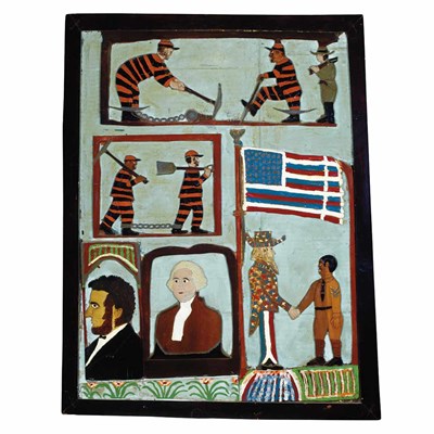 Lot 67 - Elijah Pierce American, 1892-1984 Presidents...