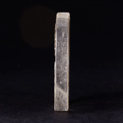 Lot 166 - Chinese Rock Crystal Plaque Qing Dynasty The...