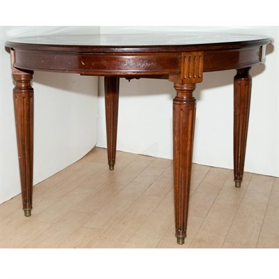 Lot 211 - Neoclassical Style Mahogany Dining Table With...