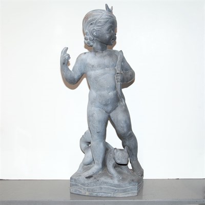 Lot 543 - Pair of Lead Garden Figures After Wheeler...