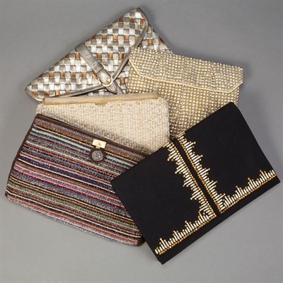 Lot 737 - Group of Five Embellished Clutches