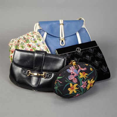 Lot 738 - Group of Five Vintage Gucci Bags