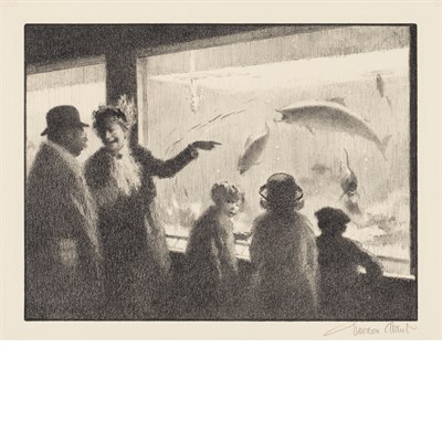 Lot 75 - Gordon Grant (1875-1962) THE AQUARIUM;...