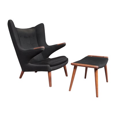 Lot 253 - Hans Wegner Danish, 1914-2007 Papa Bear Chair...