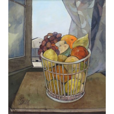 Lot 69 - Charles Levier French, 1920-2003 Panier de...