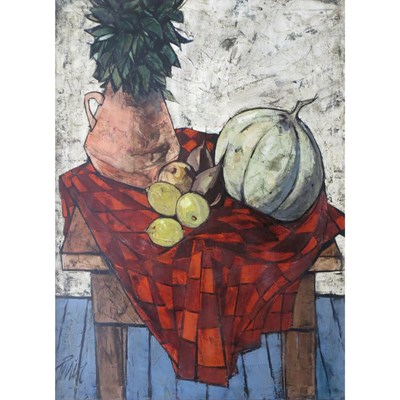 Lot 46 - Charles Levier French, 1920-2003 La Nappe...