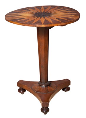 Lot 288 - Regency Inlaid Rosewood Tilt-Top Occasional...
