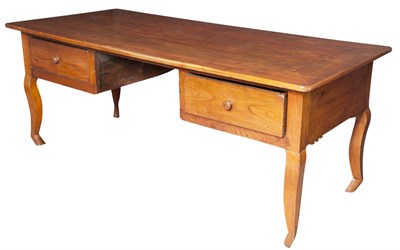 Lot 500 - French Provincial Style Fruitwood Desk Height...