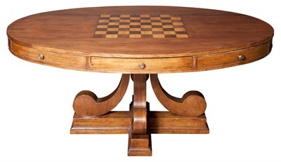 Lot 307 - Thomas Pheasant Inlaid Mahogany and Burr Wood...