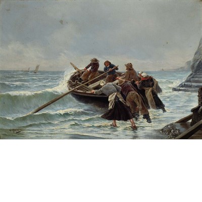 Lot 29 - Georges Jean Marie Haquette French, 1854-1906...