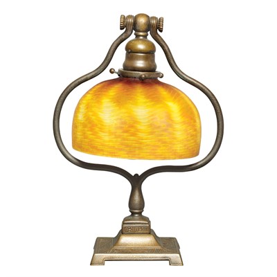 Lot 431 - Tiffany Studios Gilt-Bronze and Favrile Glass...