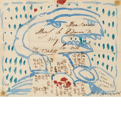 Lot 97 - Pierre Alechinsky Belgian, b. 1927 Untitled,...