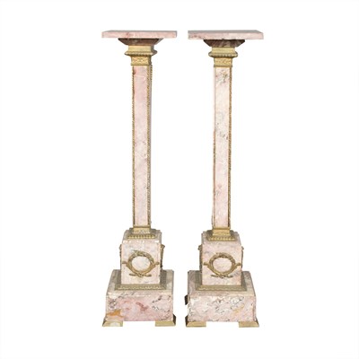 Lot 479 - Pair of Louis XVI Style Gilt-Bronze Mounted...