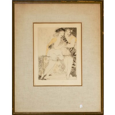 Lot 141 - Marie Laurencin JEUNES FILLES AU BALCON...