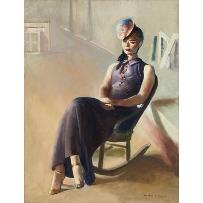 Lot 202 - Guy Pene Du Bois American, 1884-1958 Yvonne in...