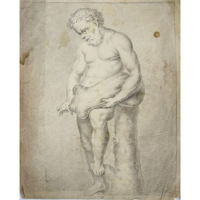 Lot 69 - French School 17th/18th Century Silenus with a...