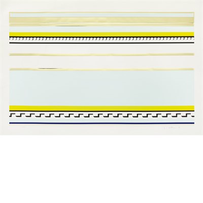 Lot 154 - Roy Lichtenstein ENTABLATURE VI (C. 143) Color...