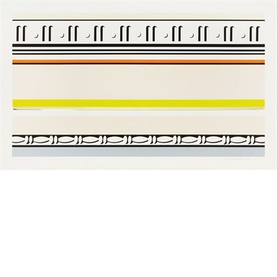 Lot 76 - Roy Lichtenstein ENTABLATURE VIII (C. 145)...