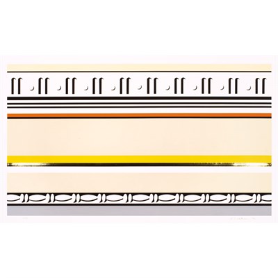 Lot 98 - Roy Lichtenstein ENTABLATURE VIII (C. 145)...