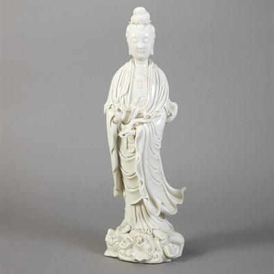 Lot 187 - Chinese Blanc de Chine Guanyin Late 19th/early...