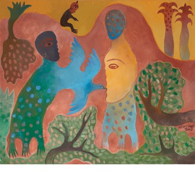 Lot 111 - Manuel Mendive Cuban, b. 1944 Untitled, 2000...