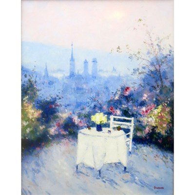 Lot 37 - Jean Pierre Dubord French, b. 1949 La Terrasse...