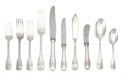 Lot 204 - Christofle Silver Plated Cluny Pattern...
