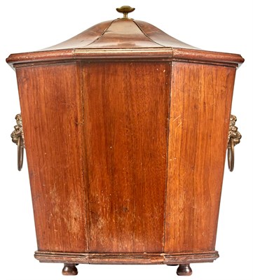 Lot 114 - English Mahogany Wine Cooler 19th Century Of...
