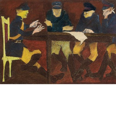 Lot 80 - Krishen Khanna Indian, b. 1925 Untitled Signed...