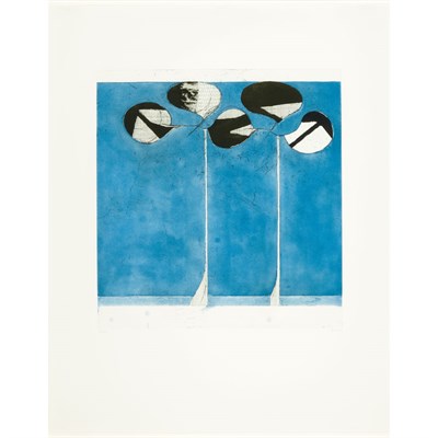 Lot 61 - Richard Diebenkorn (1922-1993) CLUBS-BLUE...