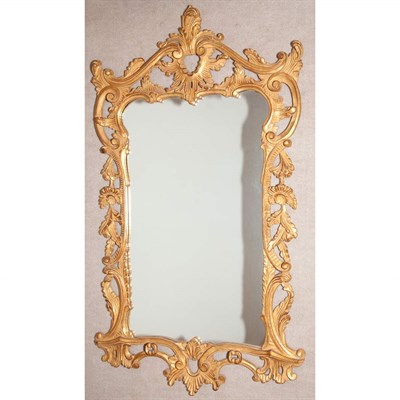 Lot 514 - Continental Rococo Style Gilt-Wood Mirror...
