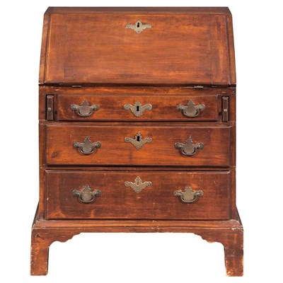 Lot 87 - Chippendale Cherry Slant-Front Child's Desk...