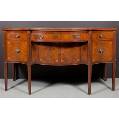 Lot 304 - George III Style Mahogany Sideboard 20th...