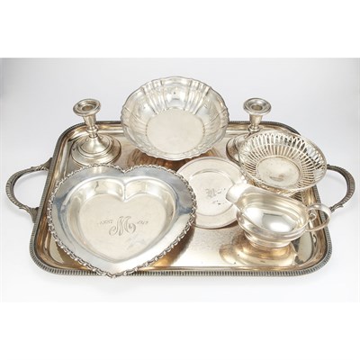 Lot 376 - Group of Eight Sterling Silver and Silver...