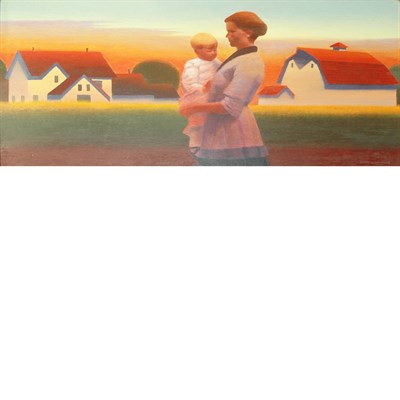 Lot 96 - Gary Ernest Smith American, b. 1942 Rural Home...