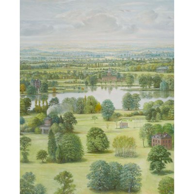 Lot 14 - R. Bateman Fantasy Landscape, 1985 Signed R....