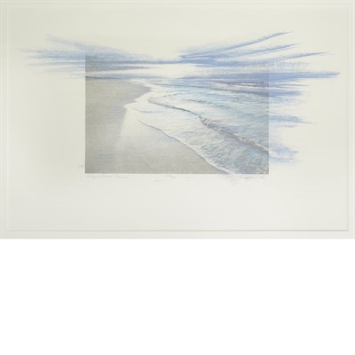 Lot 157 - Emery Clark COLORFIELD BEACH- SUNRISE; WAVE...