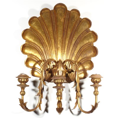Lot 270 - Pair of Italian Style Gilt-Wood and Metal...