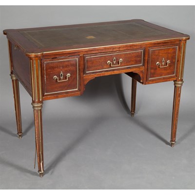 Lot 544 - Louis XVI Style Brass Mounted Walnut Writing...