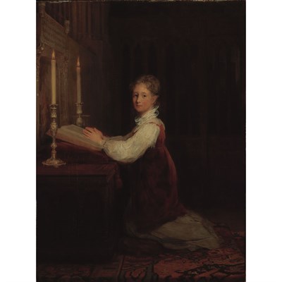 Lot 108 - Attributed to Sir David Wilkie A Lady in...