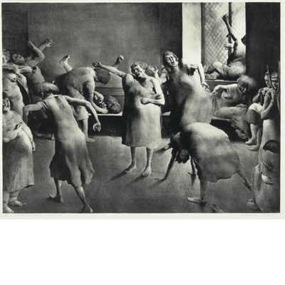 Lot 186 - Robert Riggs (1896-1970) PSYCHOPATHIC WARD...