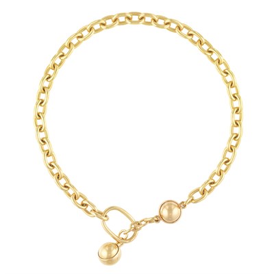 Lot 276 - Gold Link Necklace, Pomellato