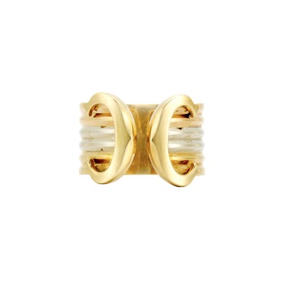 Lot 253 - Tricolor Gold Band Ring, Cartier