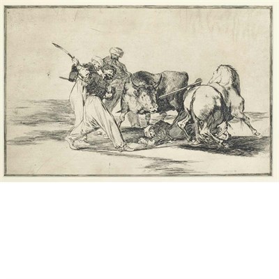 Lot 128 - Francesco de Goya LOS MOROS ESTABLECIDOS EN...