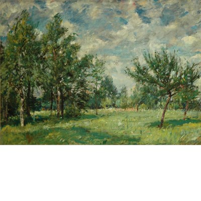 Lot 50 - French School 20th Century Landscape Oil on...