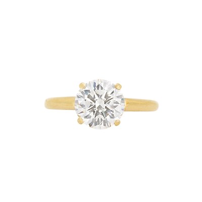 Lot 75 - Gold and Diamond Ring