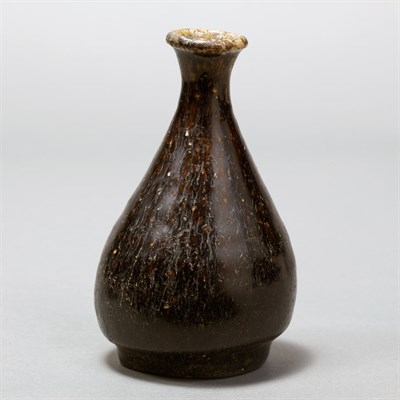 Lot 20 - Korean Brown Glazed Stoneware Bottle Choson...