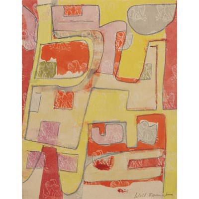 Lot 101 - Will Barnet American, 1911-2012 Abstract...